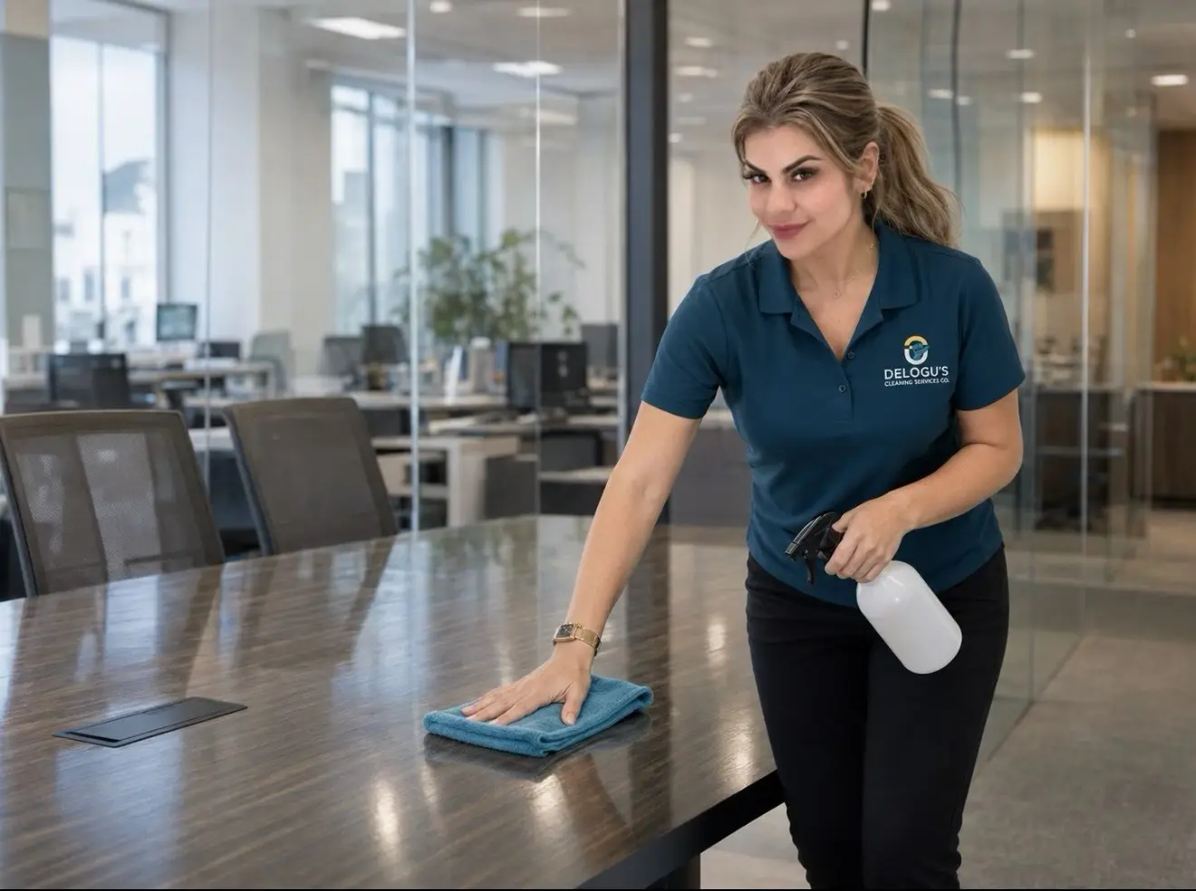 Thaty caring for a polished commercial workplace